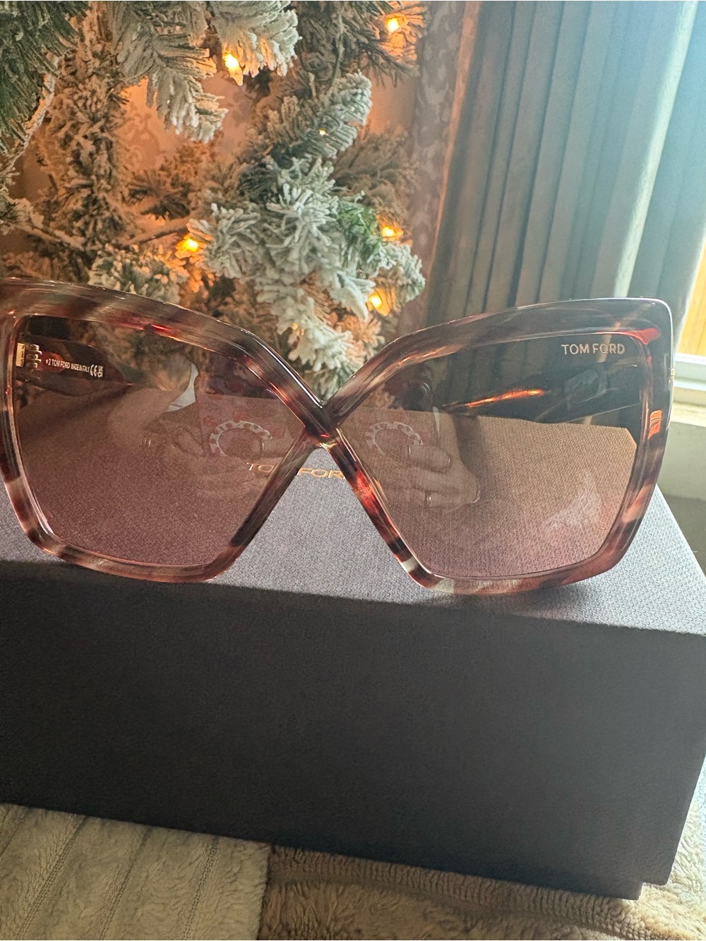 Tom Ford Fiore Women's Oversized Square Sunglasses -
